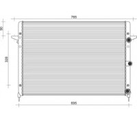 Радиатор, охлаждение двигателя MAGNETI MARELLI 350213106009 350213106009 MAGNETI MARELLI - купить в магазине запчастей по Украине