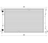 Радиатор, охлаждение двигателя MAGNETI MARELLI 350213113600 350213113600 MAGNETI MARELLI - купить в магазине запчастей по Украине