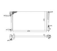 Радиатор, охлаждение двигателя MAGNETI MARELLI 350213118503 350213118503 MAGNETI MARELLI - купить в магазине запчастей по Украине
