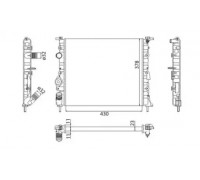Радиатор, охлаждение двигателя MAGNETI MARELLI 350213261003 350213261003 MAGNETI MARELLI - купить в магазине запчастей по Украине