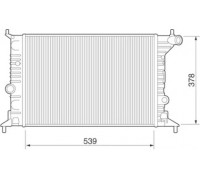 Радиатор, охлаждение двигателя MAGNETI MARELLI 350213274000 350213274000 MAGNETI MARELLI - купить в магазине запчастей по Украине