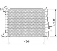 Радиатор, охлаждение двигателя MAGNETI MARELLI 350213282000 350213282000 MAGNETI MARELLI - купить в магазине запчастей по Украине