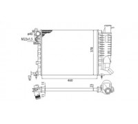 Радиатор, охлаждение двигателя MAGNETI MARELLI 350213373003 350213373003 MAGNETI MARELLI - купить в магазине запчастей по Украине