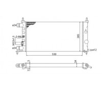 Радиатор, охлаждение двигателя MAGNETI MARELLI 350213776003 350213776003 MAGNETI MARELLI - купить в магазине запчастей по Украине