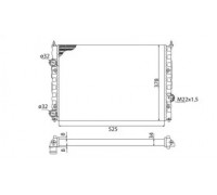 Радиатор, охлаждение двигателя MAGNETI MARELLI 350213808003 350213808003 MAGNETI MARELLI - купить в магазине запчастей по Украине