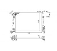 Радиатор, охлаждение двигателя MAGNETI MARELLI 350213899003 350213899003 MAGNETI MARELLI - купить в магазине запчастей по Украине
