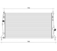 Радиатор, охлаждение двигателя MAGNETI MARELLI 350213920000 350213920000 MAGNETI MARELLI - купить в магазине запчастей по Украине