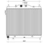 Радиатор, охлаждение двигателя MAGNETI MARELLI 350213935000 350213935000 MAGNETI MARELLI - купить в магазине запчастей по Украине