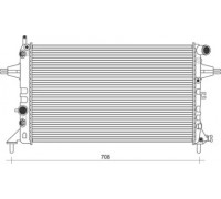 Радиатор, охлаждение двигателя MAGNETI MARELLI 350213961000 350213961000 MAGNETI MARELLI - купить в магазине запчастей по Украине