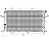 Радиатор, охлаждение двигателя MAGNETI MARELLI 350213965000 350213965000 MAGNETI MARELLI - купить в магазине запчастей по Украине