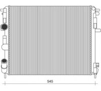 Радиатор, охлаждение двигателя MAGNETI MARELLI 350213991000 350213991000 MAGNETI MARELLI - купить в магазине запчастей по Украине