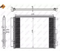 Конденсатор, кондиционер NRF 350230 350230 NRF - купить в магазине запчастей по Украине