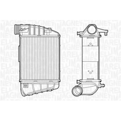 Интеркулер 351319201350 MAGNETI MARELLI - купить в магазине запчастей по Украине