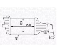 Интеркулер MAGNETI MARELLI 351319201860 351319201860 MAGNETI MARELLI - купить в магазине запчастей по Украине