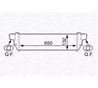 Интеркулер MAGNETI MARELLI 351319202060 351319202060 MAGNETI MARELLI - купить в магазине запчастей по Украине