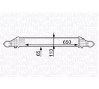 Интеркулер MAGNETI MARELLI 351319202140 351319202140 MAGNETI MARELLI - купить в магазине запчастей по Украине