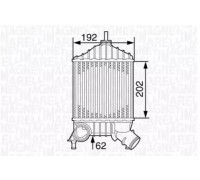 Интеркулер MAGNETI MARELLI 351319202760 351319202760 MAGNETI MARELLI - купить в магазине запчастей по Украине