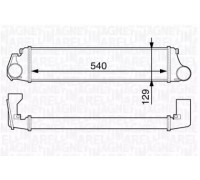 Интеркулер MAGNETI MARELLI 351319203280 351319203280 MAGNETI MARELLI - купить в магазине запчастей по Украине