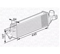 Интеркулер MAGNETI MARELLI 351319203330 351319203330 MAGNETI MARELLI - купить в магазине запчастей по Украине