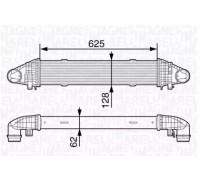 Интеркулер MAGNETI MARELLI 351319203340 351319203340 MAGNETI MARELLI - купить в магазине запчастей по Украине