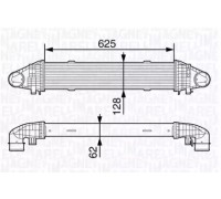 Интеркулер MAGNETI MARELLI 351319203360 351319203360 MAGNETI MARELLI - купить в магазине запчастей по Украине