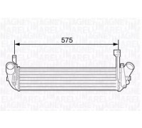 Интеркулер MAGNETI MARELLI 351319203570 351319203570 MAGNETI MARELLI - купить в магазине запчастей по Украине