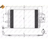 Конденсатор, кондиционер NRF 35227 35227 NRF - купить в магазине запчастей по Украине