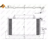 Конденсатор, кондиционер NRF 35247 35247 NRF - купить в магазине запчастей по Украине