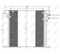 Конденсатор, кондиционер NRF 35305 35305 NRF - купить в магазине запчастей по Украине