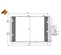 Конденсатор, кондиционер NRF 35412 35412 NRF - купить в магазине запчастей по Украине