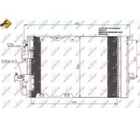 Конденсатор, кондиционер NRF 35416 35416 NRF - купить в магазине запчастей по Украине
