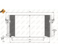Конденсатор, кондиционер NRF 35439 35439 NRF - купить в магазине запчастей по Украине