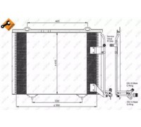 Конденсатор, кондиционер NRF 35463 35463 NRF - купить в магазине запчастей по Украине