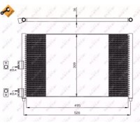 Конденсатор, кондиционер NRF 35502 35502 NRF - купить в магазине запчастей по Украине
