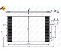 Конденсатор, кондиционер NRF 35551 35551 NRF - купить в магазине запчастей по Украине