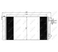 Конденсатор, кондиционер NRF 35622 35622 NRF - купить в магазине запчастей по Украине