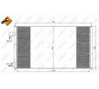 Конденсатор, кондиционер NRF 35681 35681 NRF - купить в магазине запчастей по Украине