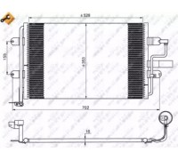 Конденсатор, кондиционер NRF 35733 35733 NRF - купить в магазине запчастей по Украине
