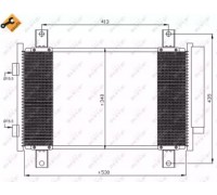 Конденсатор, кондиционер NRF 35840 35840 NRF - купить в магазине запчастей по Украине