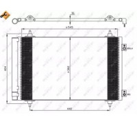 Конденсатор, кондиционер NRF 35844 35844 NRF - купить в магазине запчастей по Украине