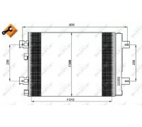 Конденсатор, кондиционер NRF 35947 35947 NRF - купить в магазине запчастей по Украине