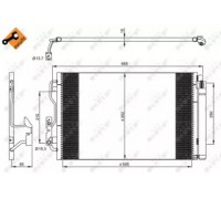 Конденсатор, кондиционер NRF 35970 35970 NRF - купить в магазине запчастей по Украине
