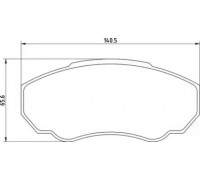 Комплект тормозных колодок, дисковый тормоз MAGNETI MARELLI 363710201354 363710201354 MAGNETI MARELLI - купить в магазине запчастей по Украине