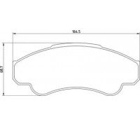 Комплект тормозных колодок, дисковый тормоз MAGNETI MARELLI 363710201355 363710201355 MAGNETI MARELLI - купить в магазине запчастей по Украине