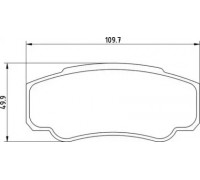 Комплект тормозных колодок, дисковый тормоз MAGNETI MARELLI 363710201356 363710201356 MAGNETI MARELLI - купить в магазине запчастей по Украине