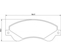 Комплект тормозных колодок, дисковый тормоз MAGNETI MARELLI 363710201641 363710201641 MAGNETI MARELLI - купить в магазине запчастей по Украине