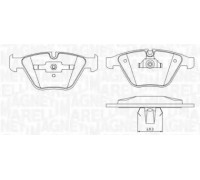 Комплект тормозных колодок, дисковый тормоз MAGNETI MARELLI 363916060151 363916060151 MAGNETI MARELLI - купить в магазине запчастей по Украине