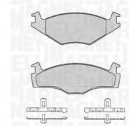 Комплект тормозных колодок, дисковый тормоз MAGNETI MARELLI 363916060394 363916060394 MAGNETI MARELLI - купить в магазине запчастей по Украине