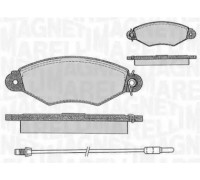 Комплект тормозных колодок, дисковый тормоз MAGNETI MARELLI 363916060513 363916060513 MAGNETI MARELLI - купить в магазине запчастей по Украине