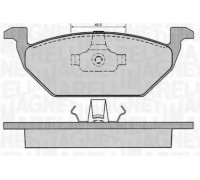 Комплект тормозных колодок, дисковый тормоз MAGNETI MARELLI 363916060515 363916060515 MAGNETI MARELLI - купить в магазине запчастей по Украине